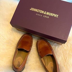 Johnston & Murphy Locklin Boys Venetian Leather Shoes